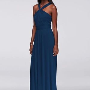 David’s Bridal Y-Neck Dress